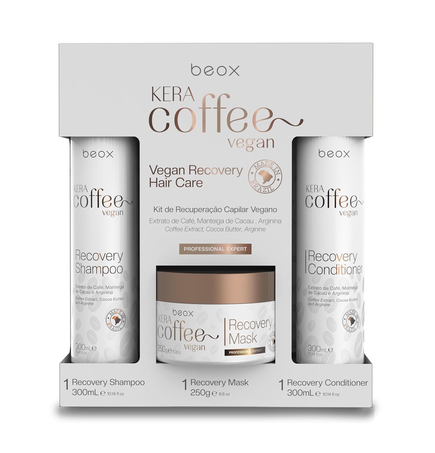 Amazon.com : Brazilian Vegan Hair Recovery Kit | Shampoo