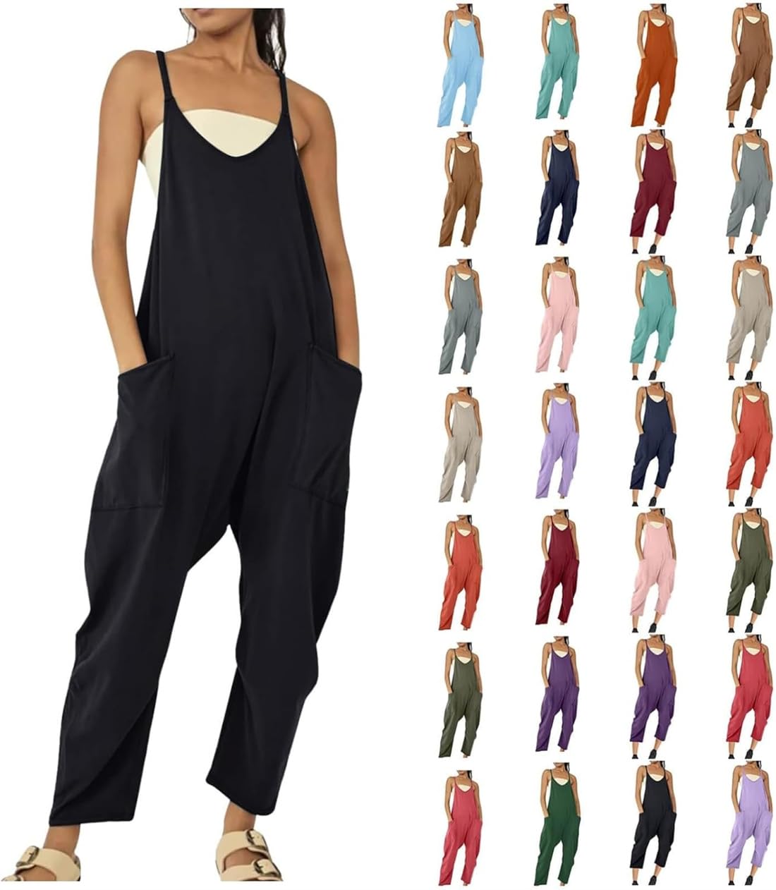 Lahloya Tuta premaman Lahloya Oversize, Tutina elastica regolabile con tasche