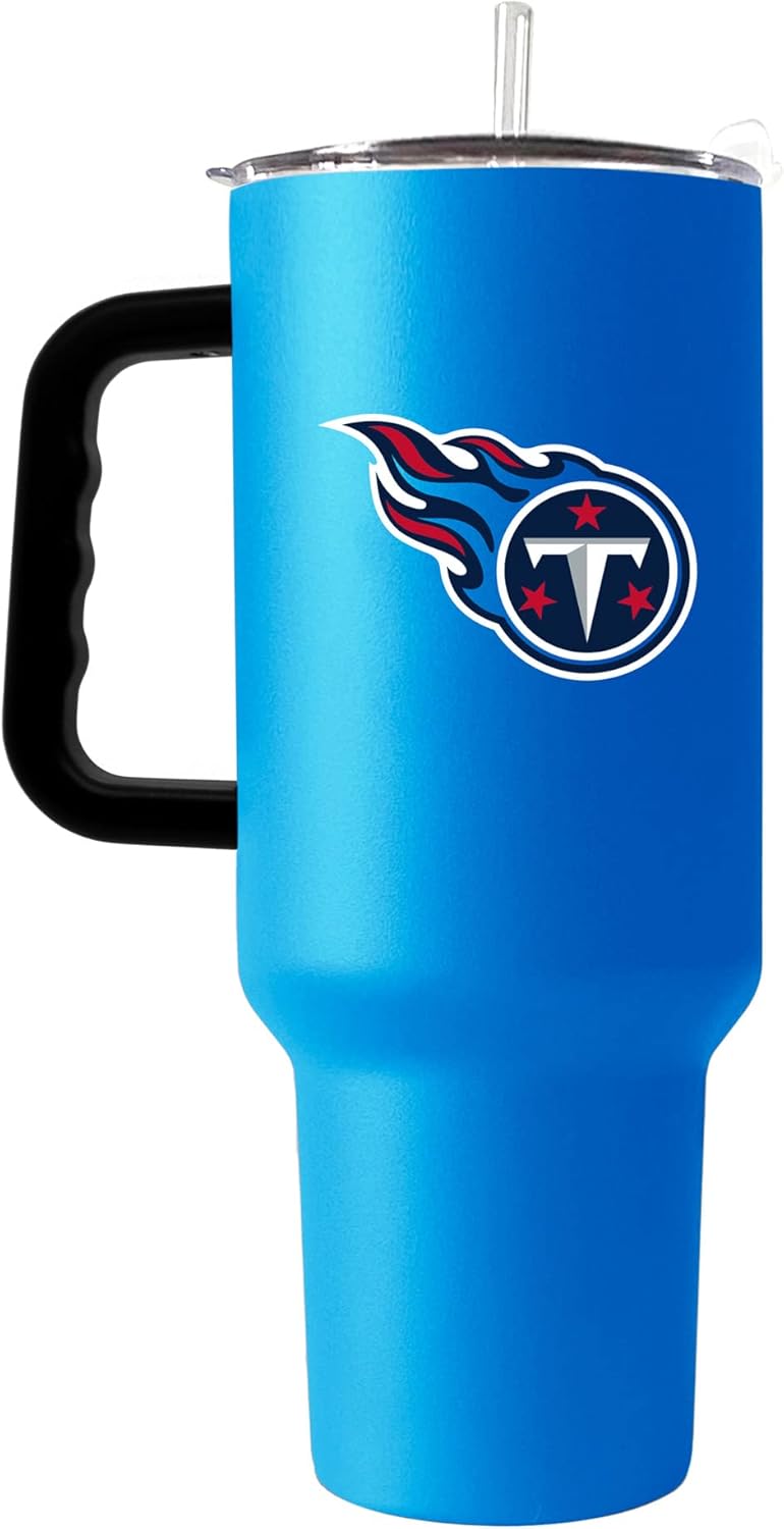 logobrands Tennessee Titans 40oz. Travel Tumbler with Handle