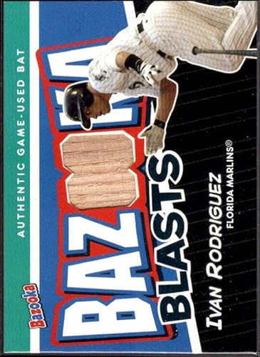 Ivan Rodriguez Card 2004 Bazooka Blasts Bat Relics #IR