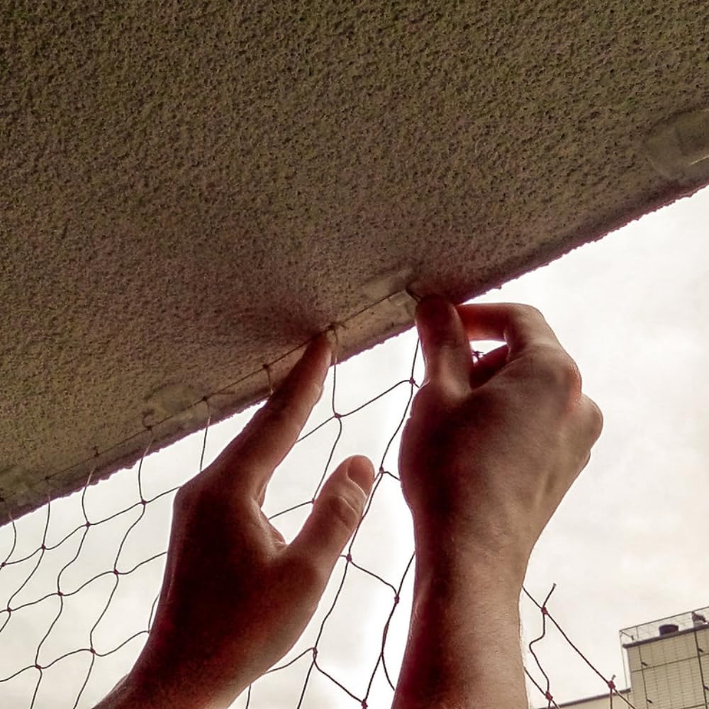 Remi Hogar Clips de Fijación con Adhesivo para Red Anti Aves | Pack de Sujeción Rápida y Resistente | Fijación Segura sin Taladro | Instalación Fácil en Superficies Lisas | Uso Interior y Exterior