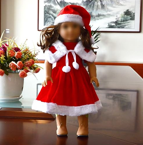 Miniatura 6 de Ropa de muñeca de 18 pulgadas para muñeca de 18 pulgadas para fiesta de cumpleaños, Navidad MG-006