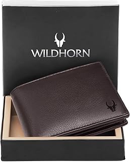 WildHorn Wallet for Men Leather Original, Mens Wallet, Leather Wallets for Men Stylish, Bi-Fold Wallets for Man, 9 Card Sl...
