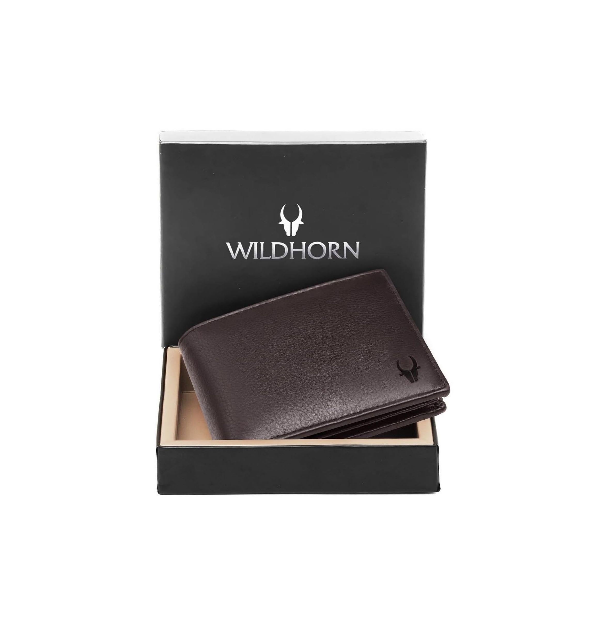 wildhorn Wallet for Men Leather Original, Mens Wallet, Leather Wallets for Men Stylish, Bi-Fold Wallets for Man, 9 Card Slots, Secret Card Slots, Coin Pocket, Gift for Mens (Brown)-picture-10