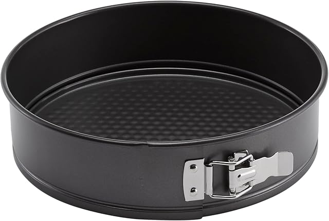 Amazon Basics Non-Stick Springform Cake Tin with Loose Base, 25 cm