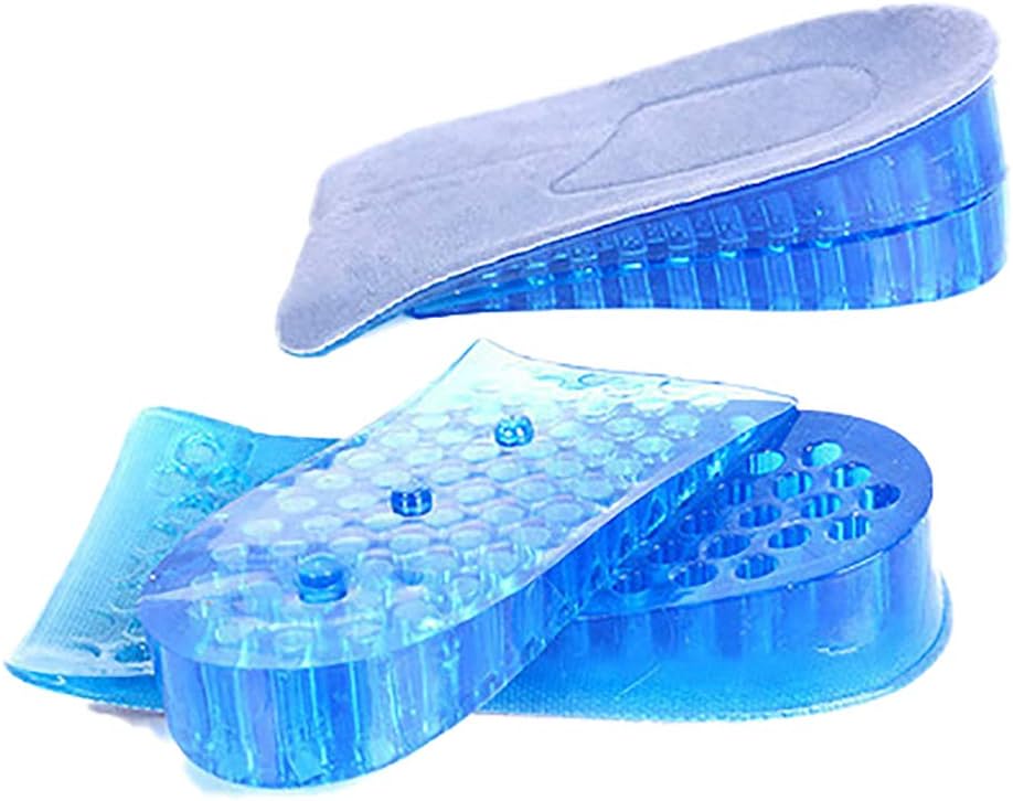 HeiHy Soft Gel Silicone Height Increase Insole Invisible Heel Lifting Shoe Inserts Pads