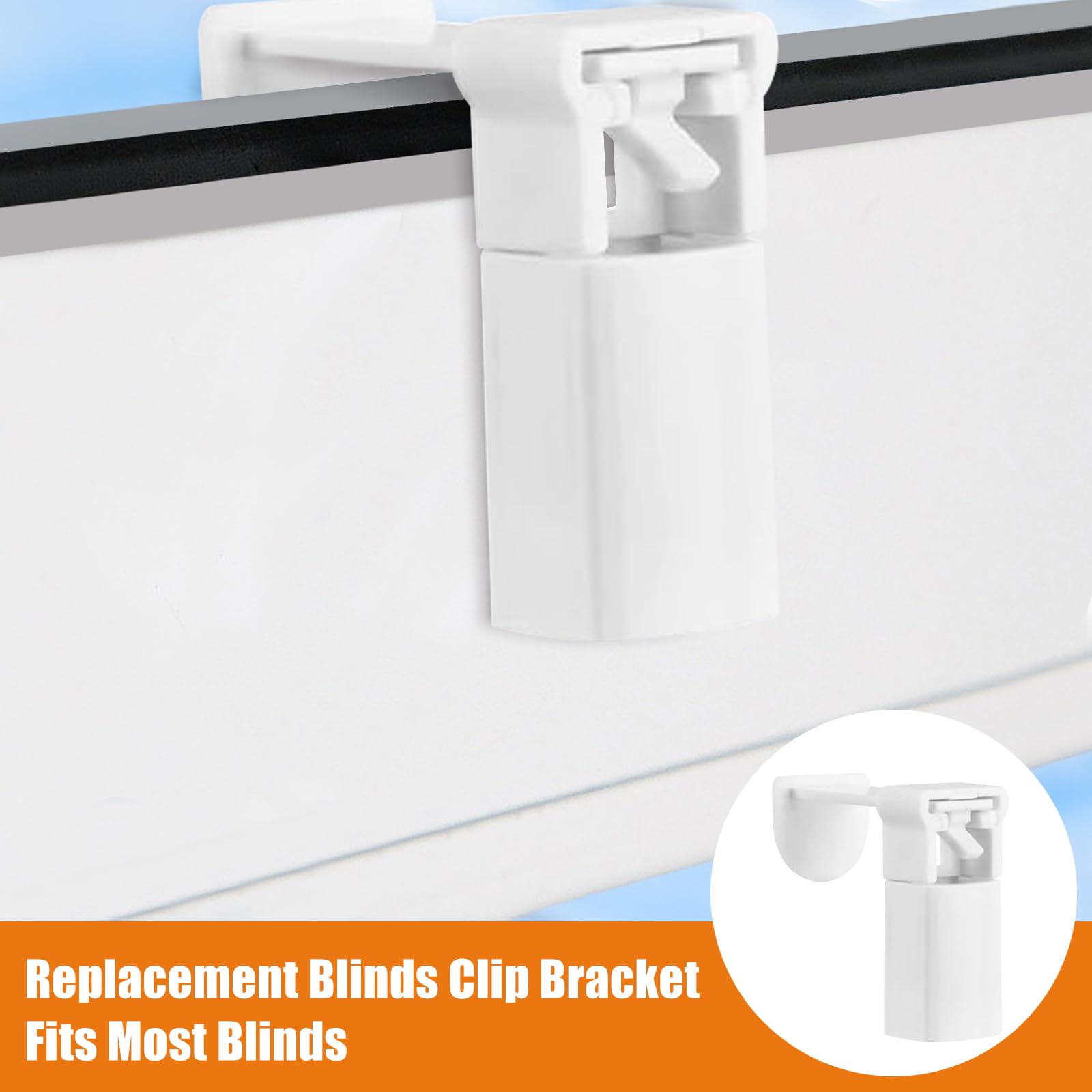 HAPPOW Lot De 8 Avec 48 Accessoires De Support De Serrage Pour Store