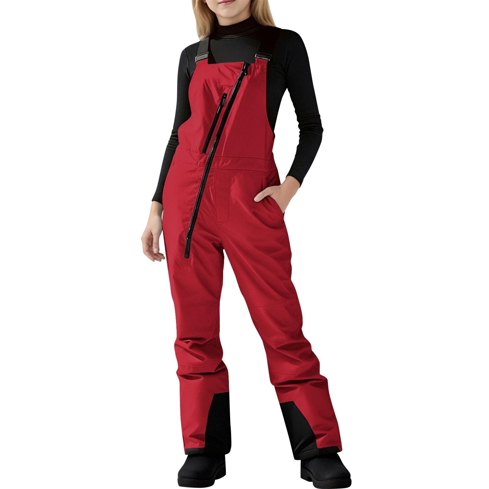 Combinaison de neige isolée 2026 pour filles, grenouillère de ski avec salopette pour les sports d'hiver en plein air