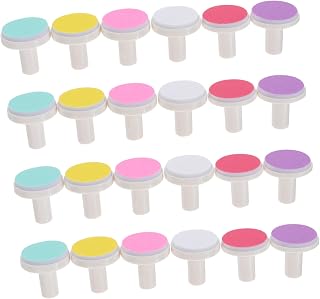 24pcs Baby Nail File Pads Replacement for Electric Trimmer | Abrasive Paper Grinding Heads, Safe Smooth Finish, Gentle Newborn Care, 4 Sets of 24 Pieces Total