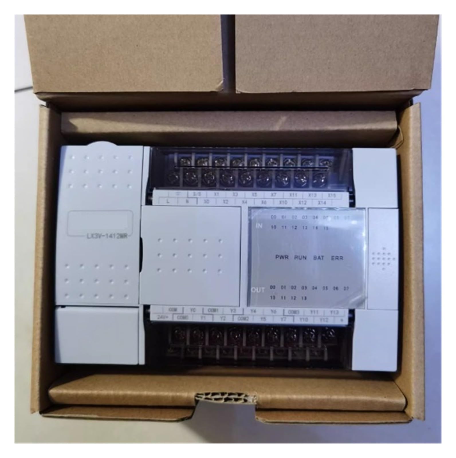 Controlador lógico programable PLC LX5V LX5V-1412MT LX5V-1616MT LX5V-2416MT LX5V-2424MT LX5V-3624MT compatible con 8 salidas(LX5V-1412MT-A)