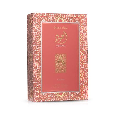 Miniatura 3 de Ajwad Pink to Pink EDP 60ML (2.04 oz) por Lattafa, aromas encantadores y reales, perfumes de larga duración para hombres y mujeres