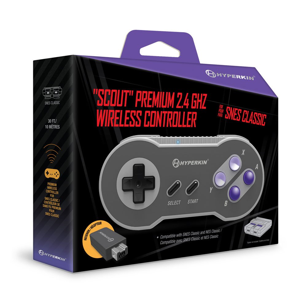 Hyperkin - SNES Classic Wireless Controller Scout Premium 2.4 Ghz
