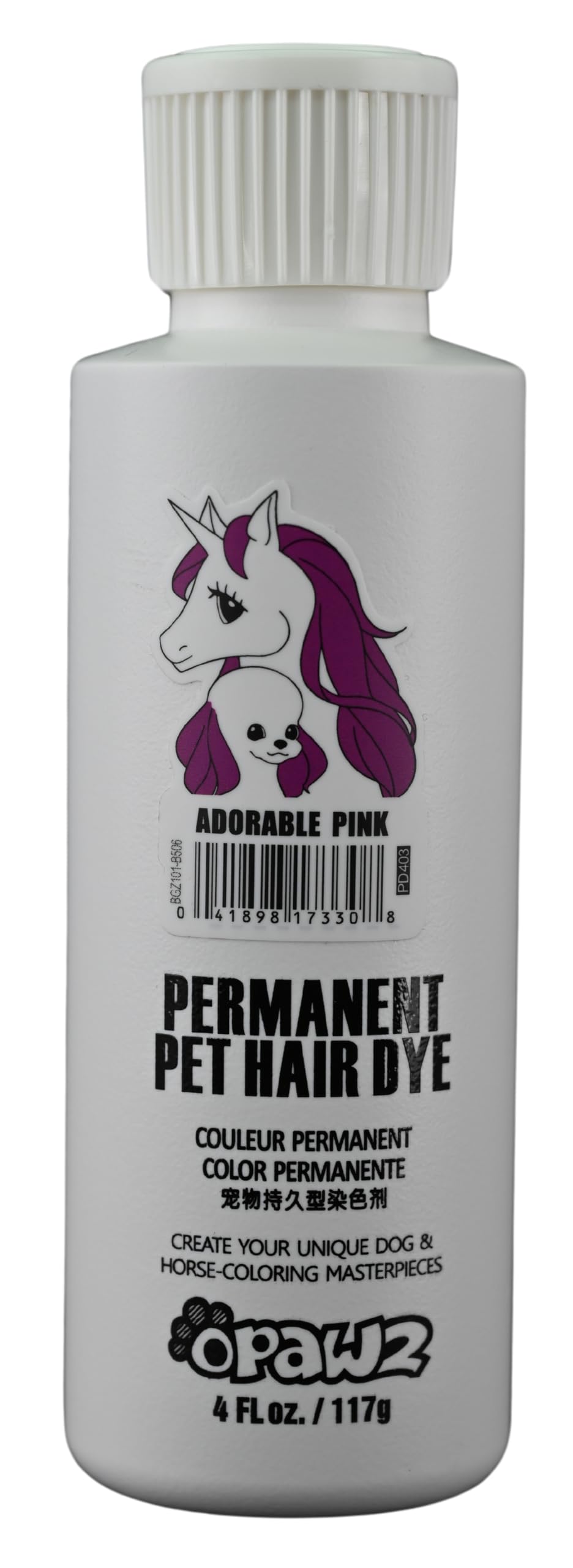 OPAWZ Permanent Dog Hair Dye, Pet Hair Dye Safely Used by Grooming Salons for a Decade, Pet Safe Dye Lasts Over 20 Washes, Non-Toxic and Gentle on Pets Coat, Bright Color for Dogs (Adorable Pink) (B0BFLJ8SVK) Amazon Price History, Amazon Price Tracker