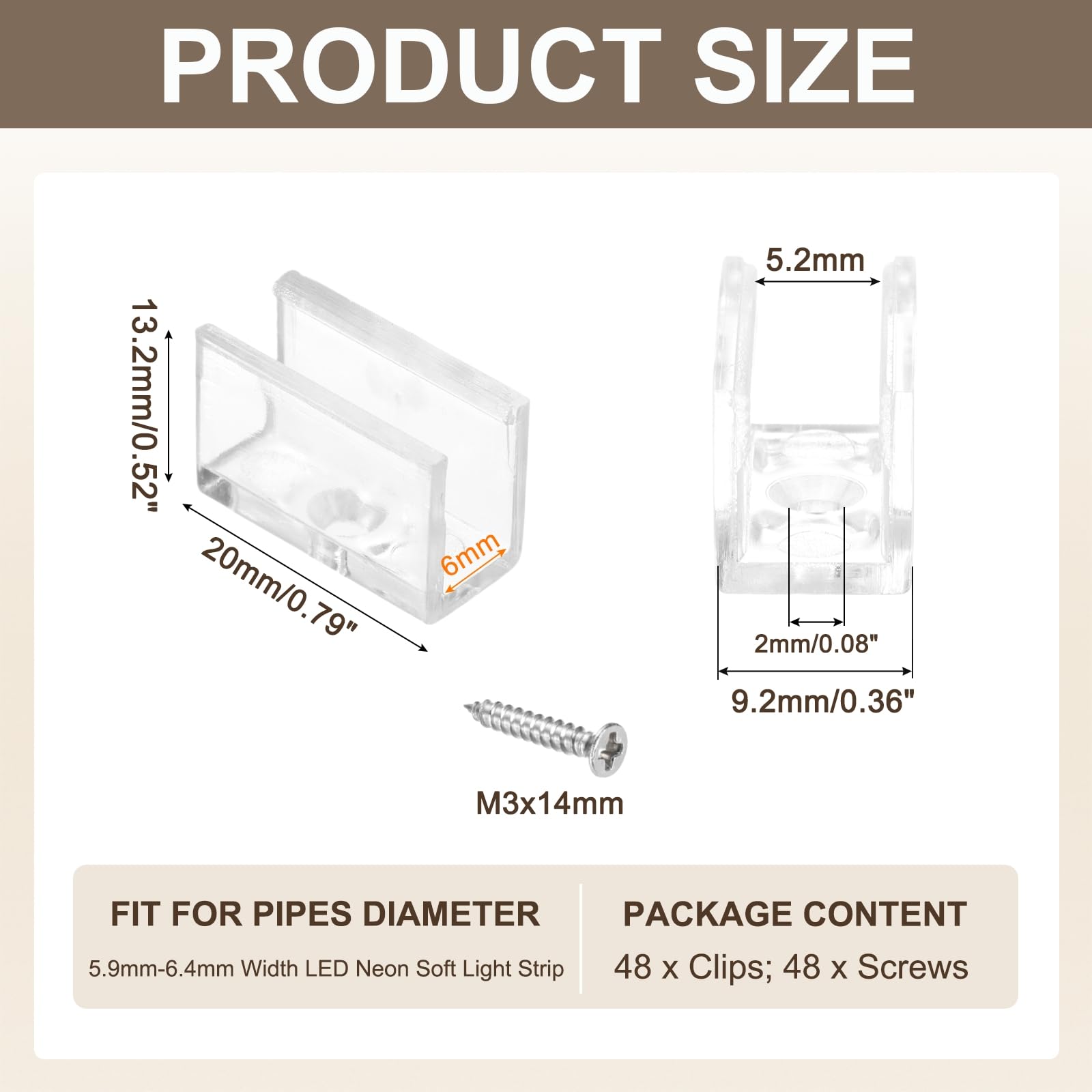 PATIKIL LED Strip Light Clips - Image 2