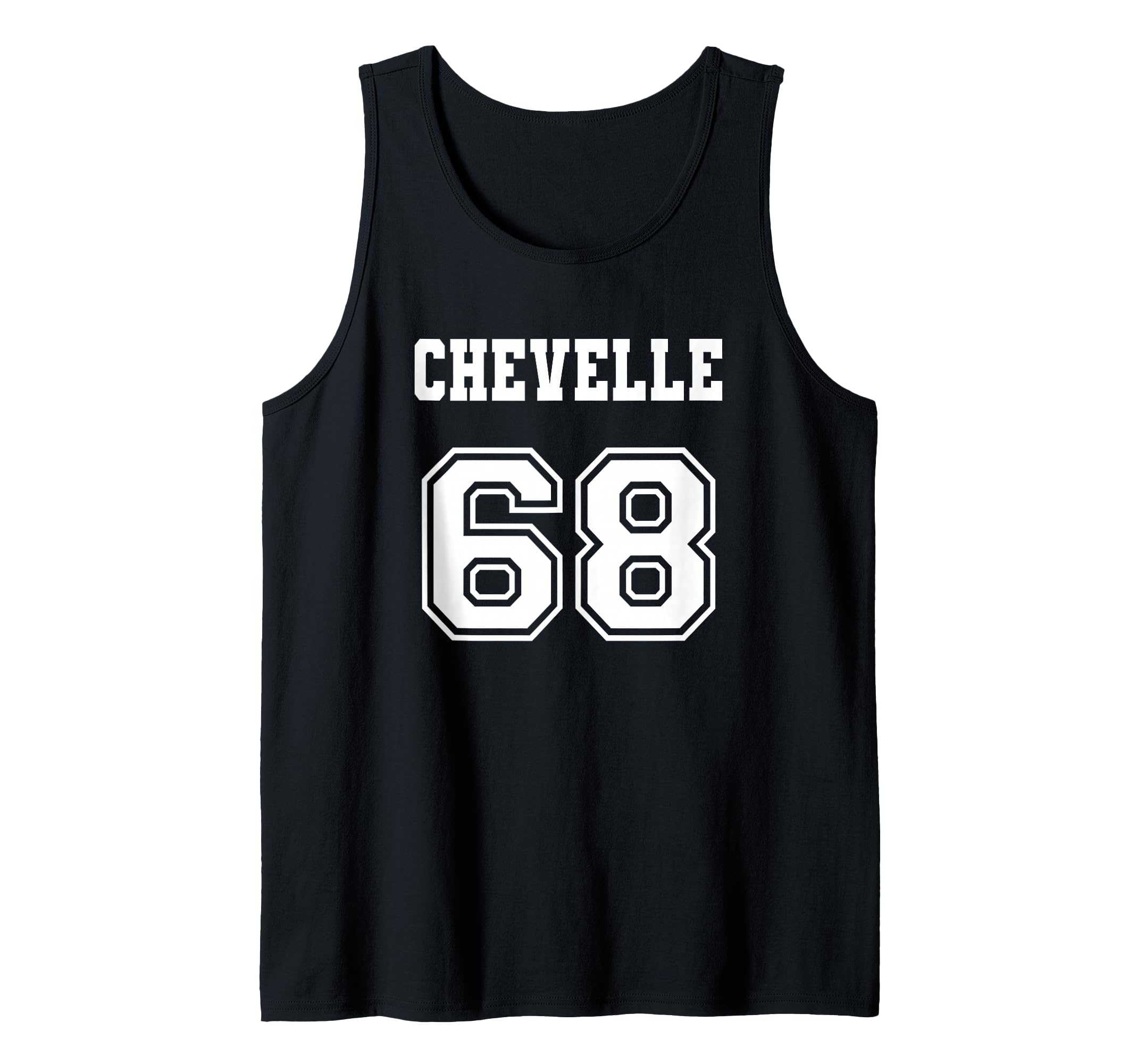 Jersey Style Chevelle 68 1968 Old School Muscle Car Tank Top