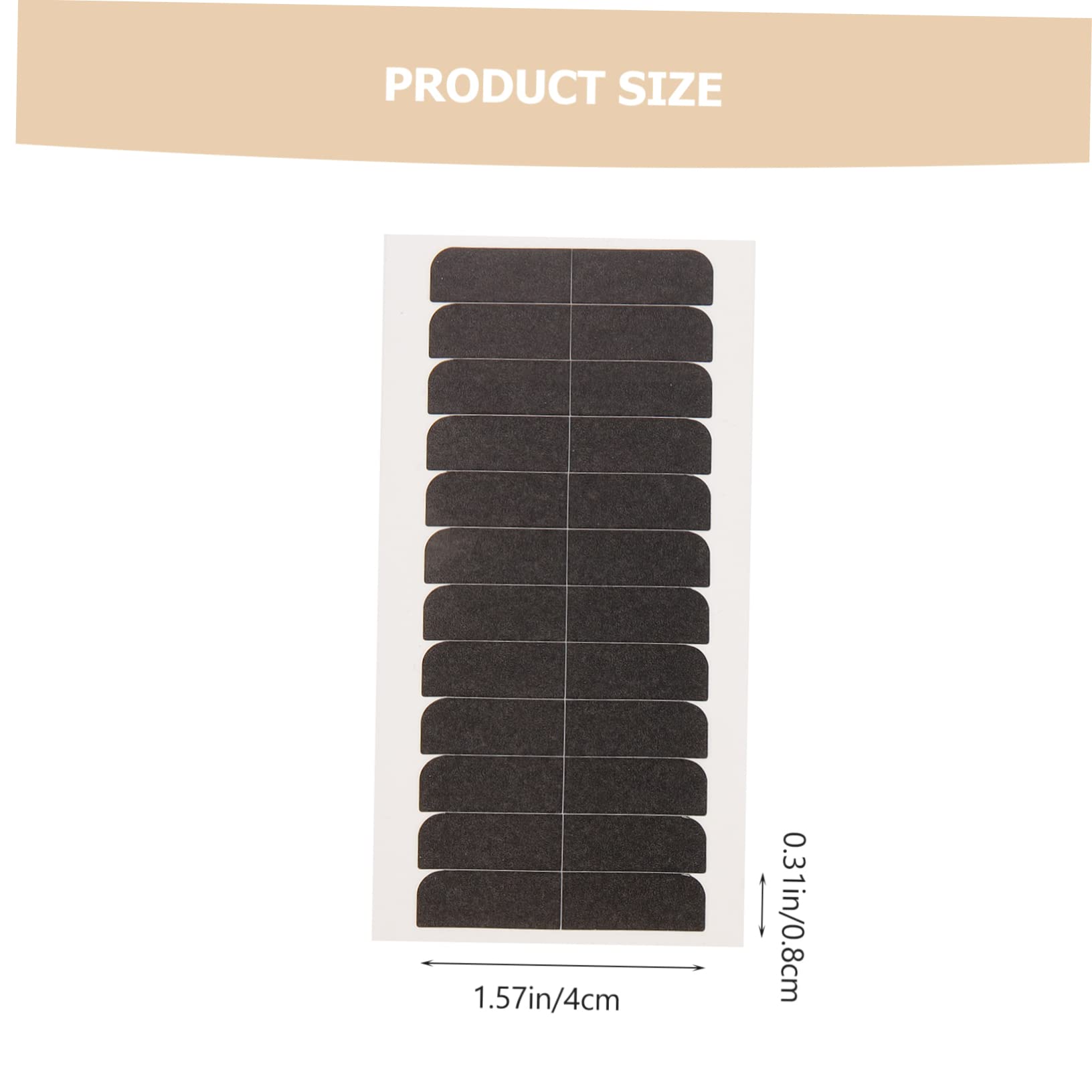 PartyKindom 10 Sheets Double Sided Wig Tape for Human Hair Extensions Strong Hold Invisible Natural Look