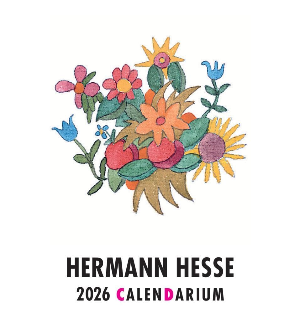 Hermann Hesse CalenDarium 2026. Box mit 10 Exemplaren: Tischkalender, 10 x 10 cm, beidseitig bedruckt | Monatskalender mit dreizehn Aquarellen sowie Betrachtungen über Magie