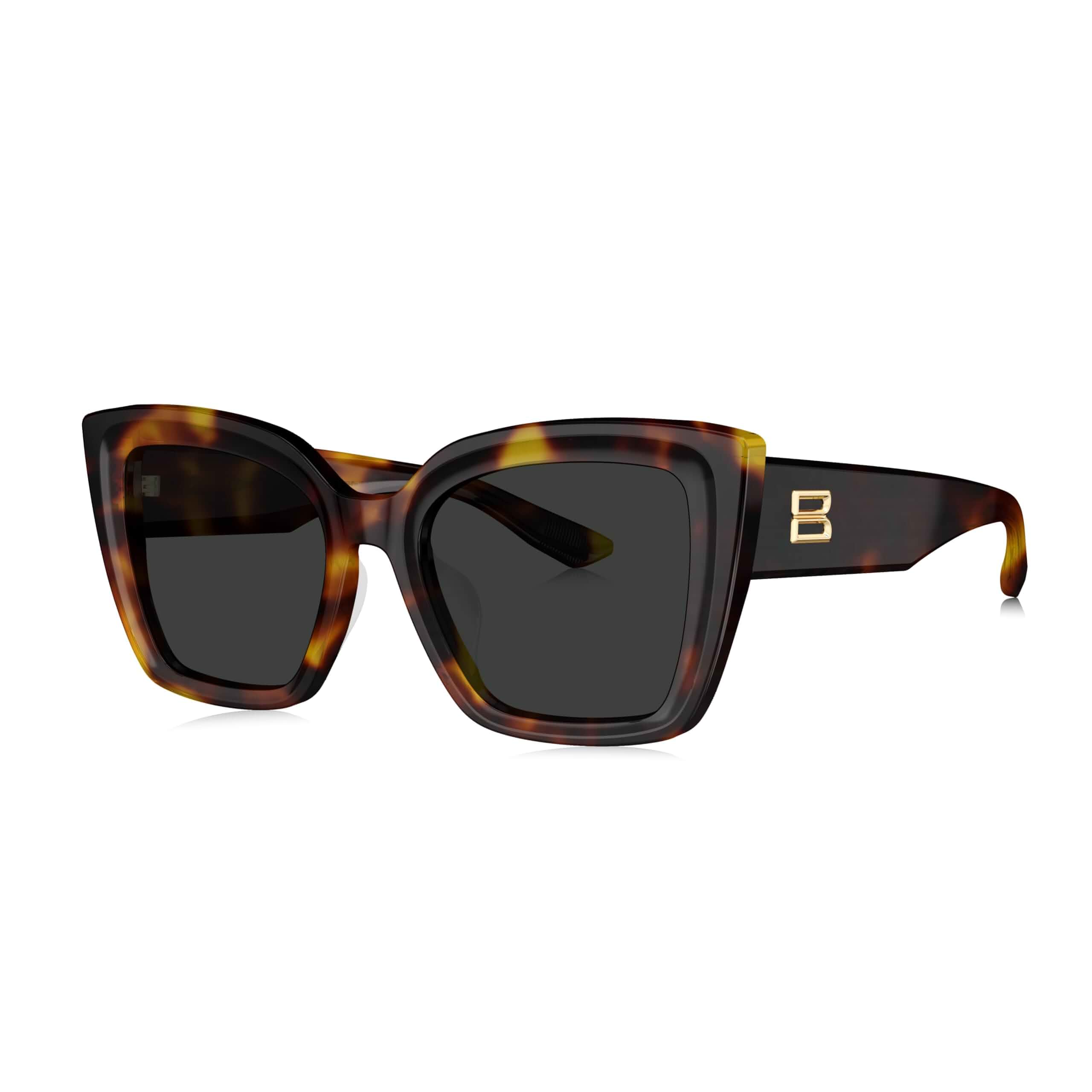 BOLON Women Oversized Square Cat Eye Universal Fit UV400 Sunglasses BL3211 Exclusive Eyewear Brand of EssilorLuxottica, Generation Bold Feminine Silhouettes from BOLON