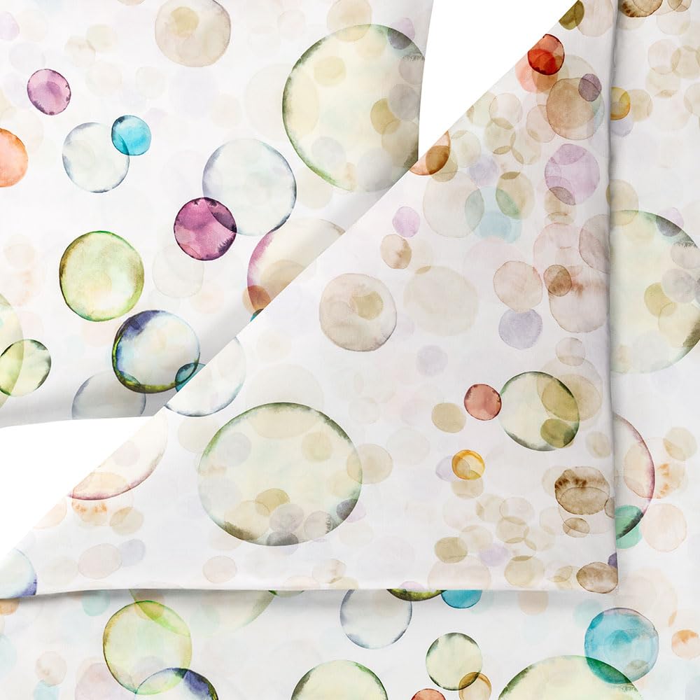 ESTELLA Bettwäsche Jasmine | Multicolor | 155x220 cm + 80x80 cm | seidig-glänzende Oberfläche | pflegeleicht & trocknerfest | atmungsaktiv & anschmiegsam | 100% Baumwolle