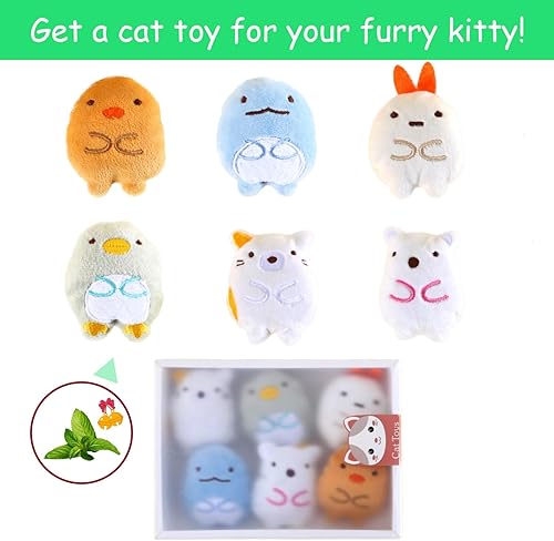 Miniatura 6 de Juguetes interactivos de hierba gatera para gatos de interior, peluche interactivo, para masticar, morder, juguetes para gatitos, para aliviar el