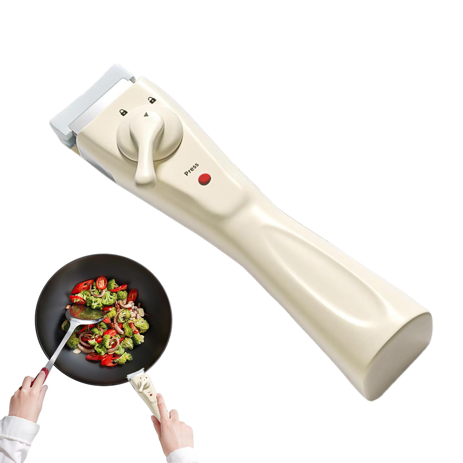 Mango para sartén y asas de repuesto universales antideslizantes para ollas de cocina y camping