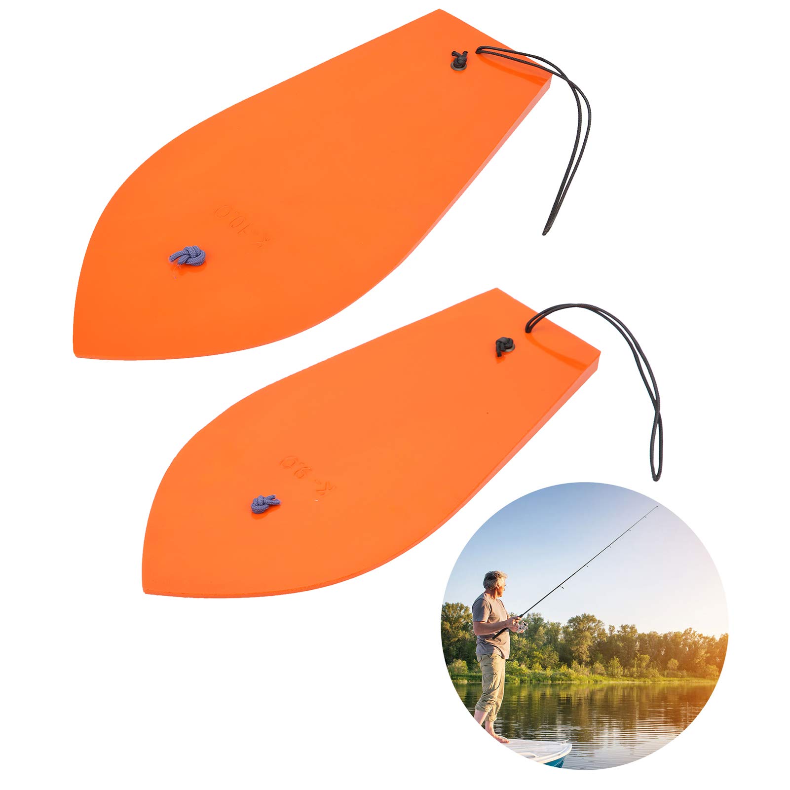 Planche De Pêche à La Traîne - Leurre Plongeant En PU Pour Pêche En Mer Ou Rivière, Orange