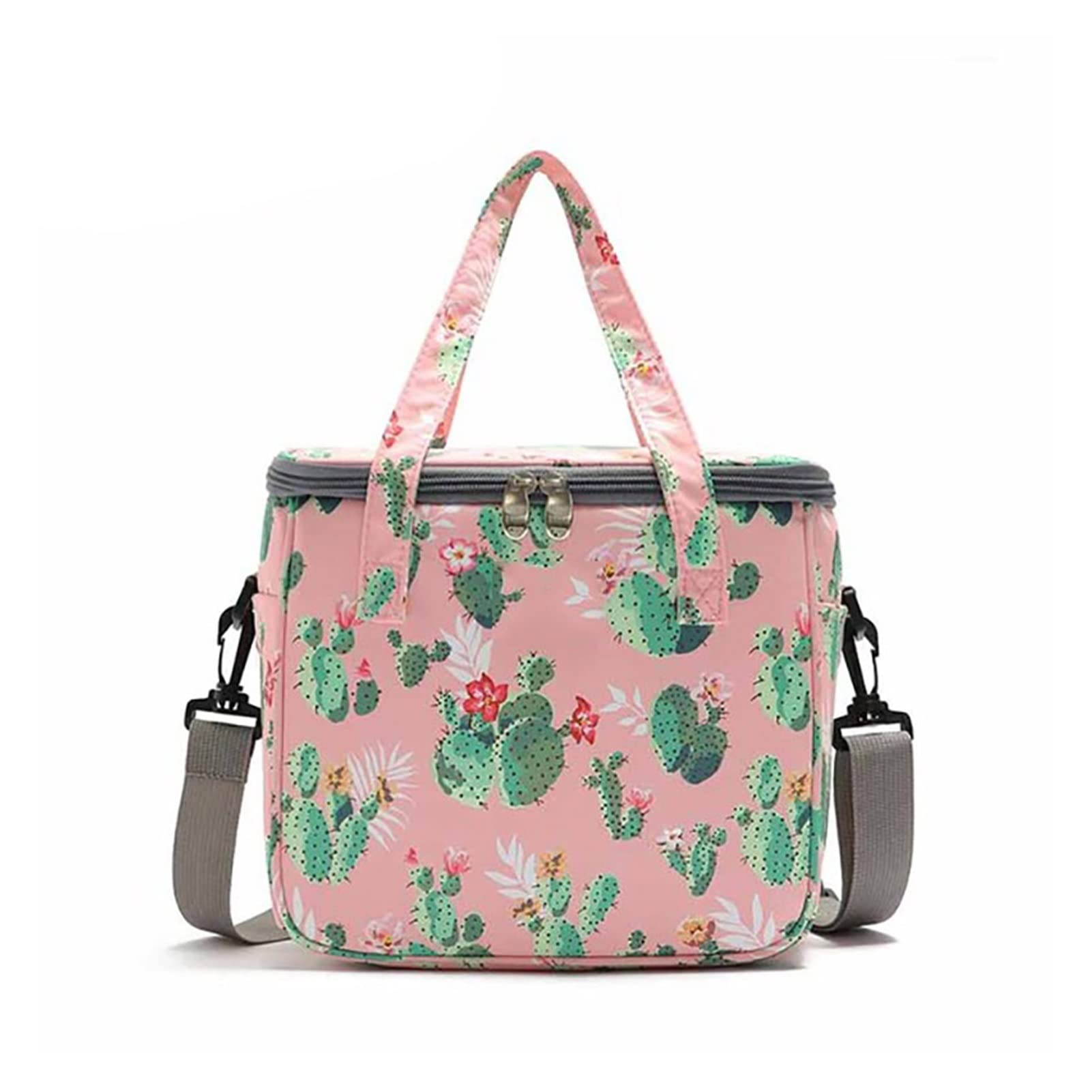 One Shoulder Lunch Box Insulated Food Breakfast Bag Storage Compartment Refrigerated Tote Bag Picnic Bag A 20 24cm