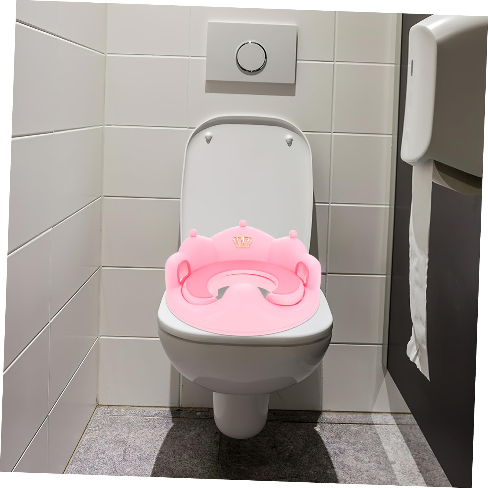 Asiento de Entrenamiento para Inodoro Reductor Wc con Cojín Desmontable para Niñas y Pequeños Accesorio para Inodoro de Bacinica para Bebes