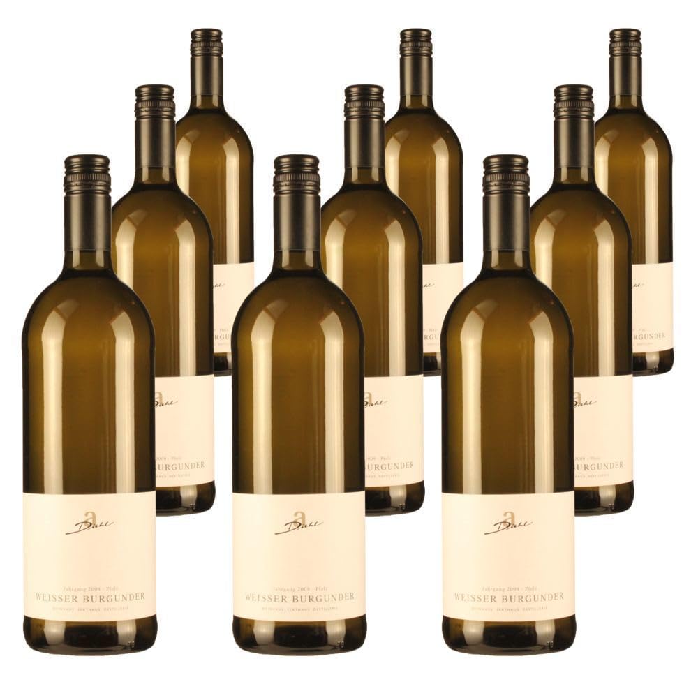 Vorteilspaket (9x1L) Weißer Burgunder (034) trocken QbA Weingut Diehl/ErnenWein/Wine