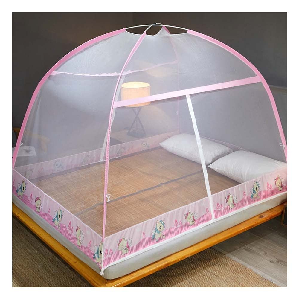 GTHTUHFD Pop Up Mosquito Net, Portable Tent Travel Double Door Zipper Bed Net, Easy Installation And Fine Mesh, Perfect For Bedroom Outdoor,4,150 * 200Cm