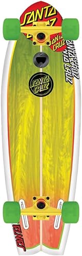 Santa Cruz Skate Land Shark Rasta Sk8 - Patines completos de 8.8 x 27.7 pulgadas