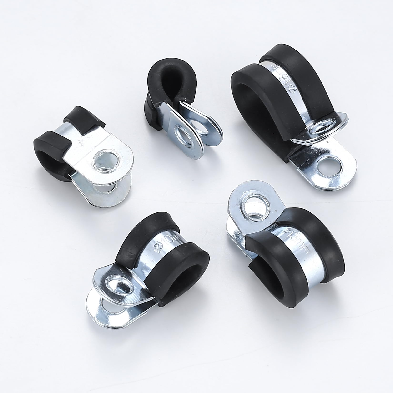 Fascette Stringitubo Con Clip AP Rivestite In Gomma In Ferro