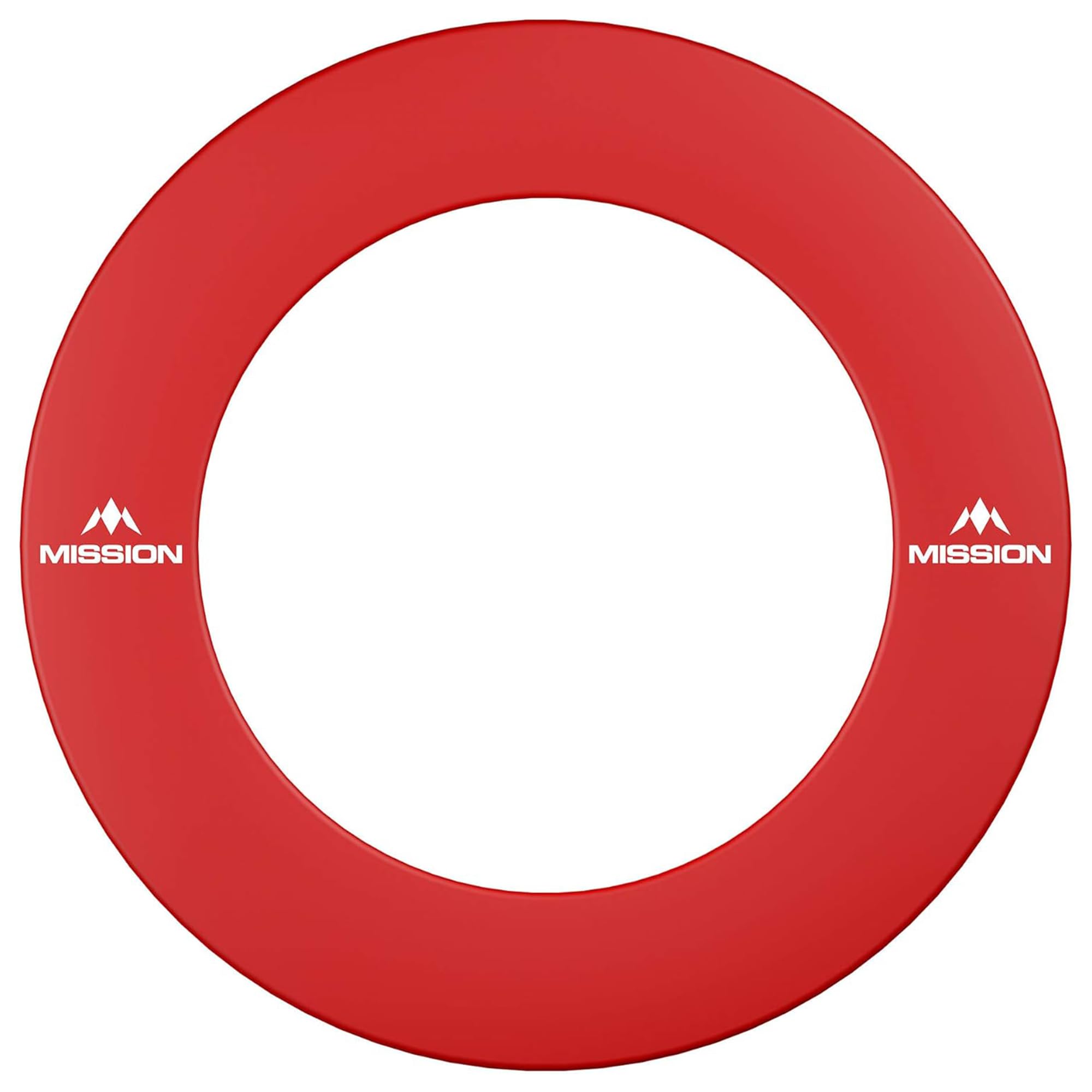 Mission Darts Pro Dartboard Surround | Plain Heavy Duty | Red