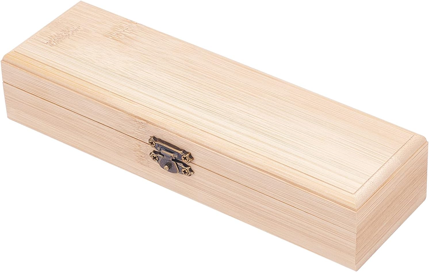 OLYCRAFT Plain Unfinished Wood Box Jewelry Box Unfinished