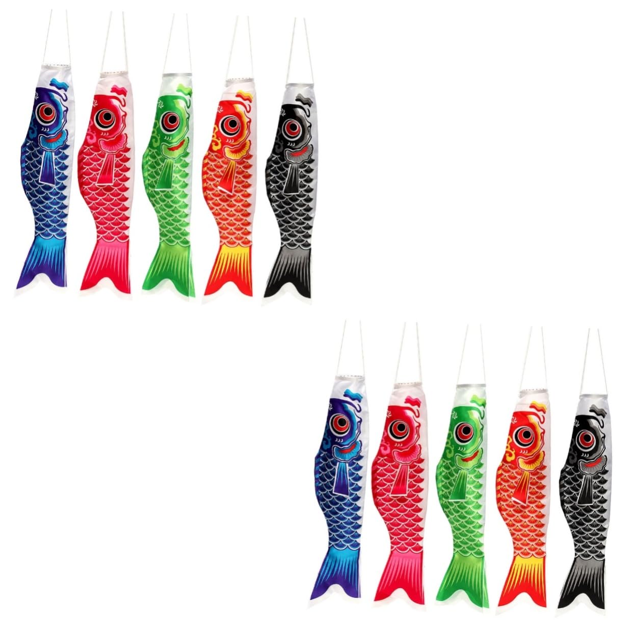 Carpe japonaise koinobori pour décoration extérieure de jardin et restaurant