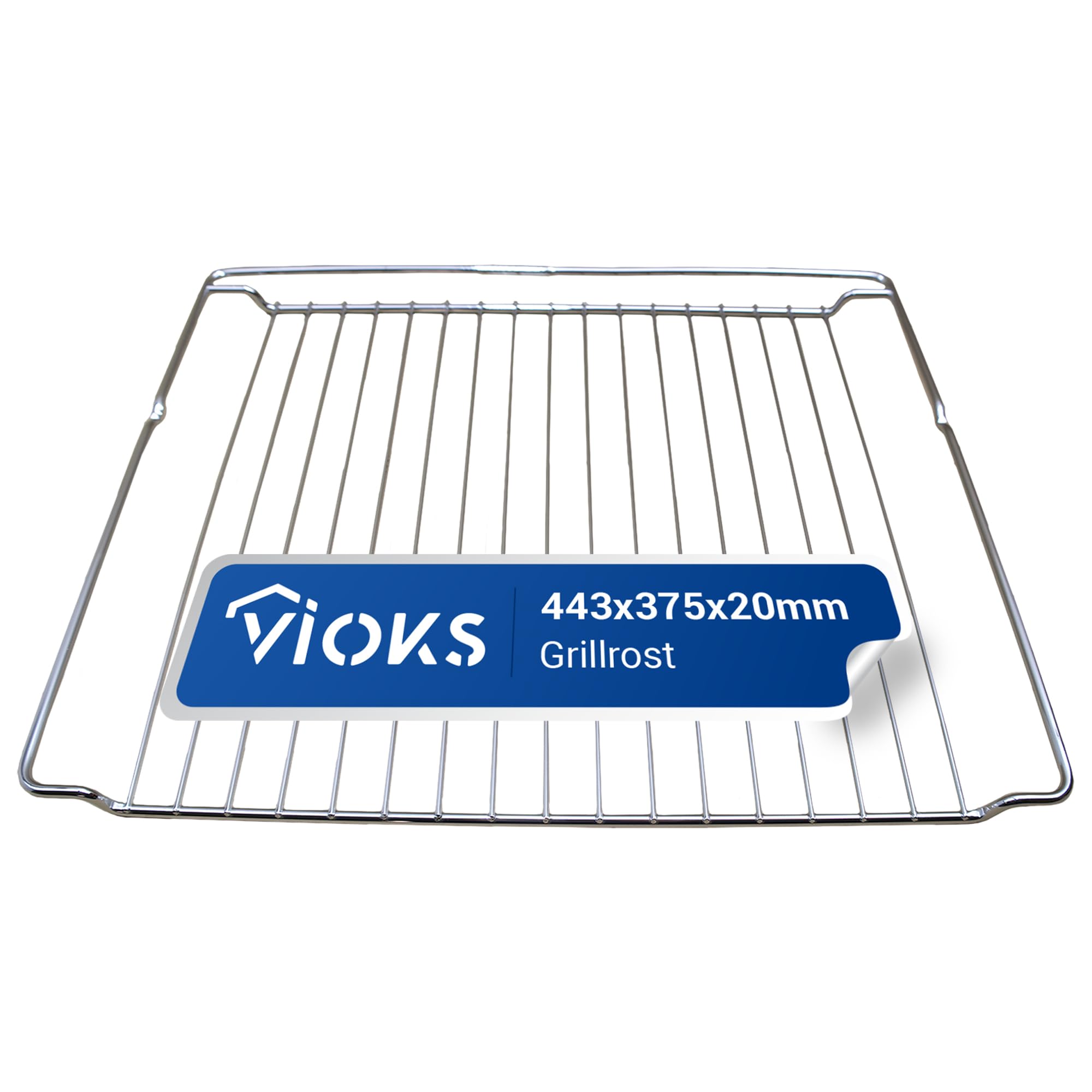 VIOKS Rejilla de horno 443 x 375 x 20 mm de repuesto para Whirlpool 481010657433 Indesit C00325927 - Rejilla para horno, rejilla para horno, parrilla para horno