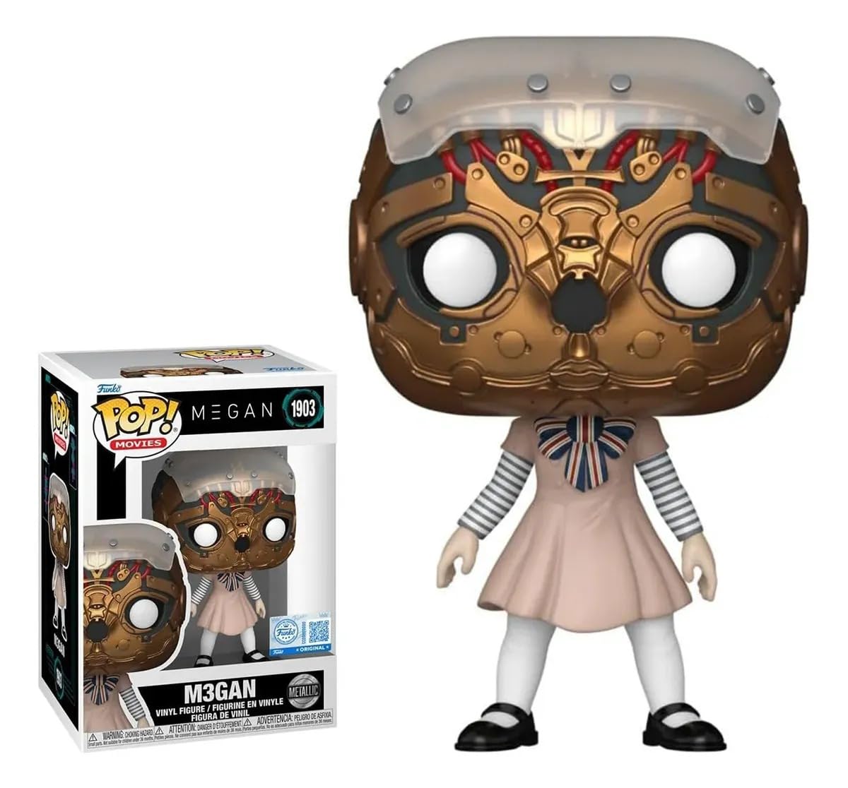 Amazon.com: Funko M3GAN Metallic Pop! Vinyl Figure #1903