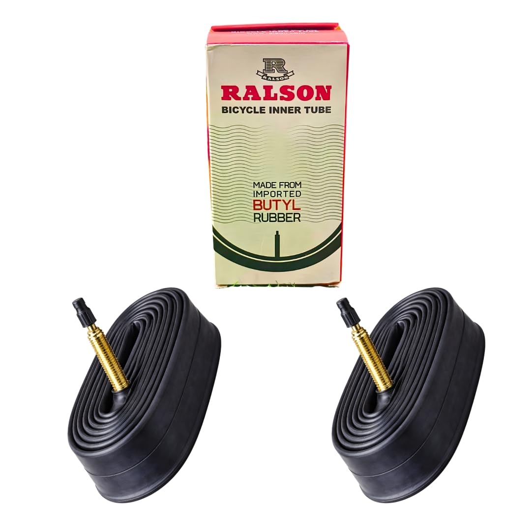 Ralson 700×25C Bicycle Tube Set (Pack of 2) – Durable Inner Tubes for Road, Hybrid & City Bikes | Tube for Bicycle (Size-700 * 25)-image-43