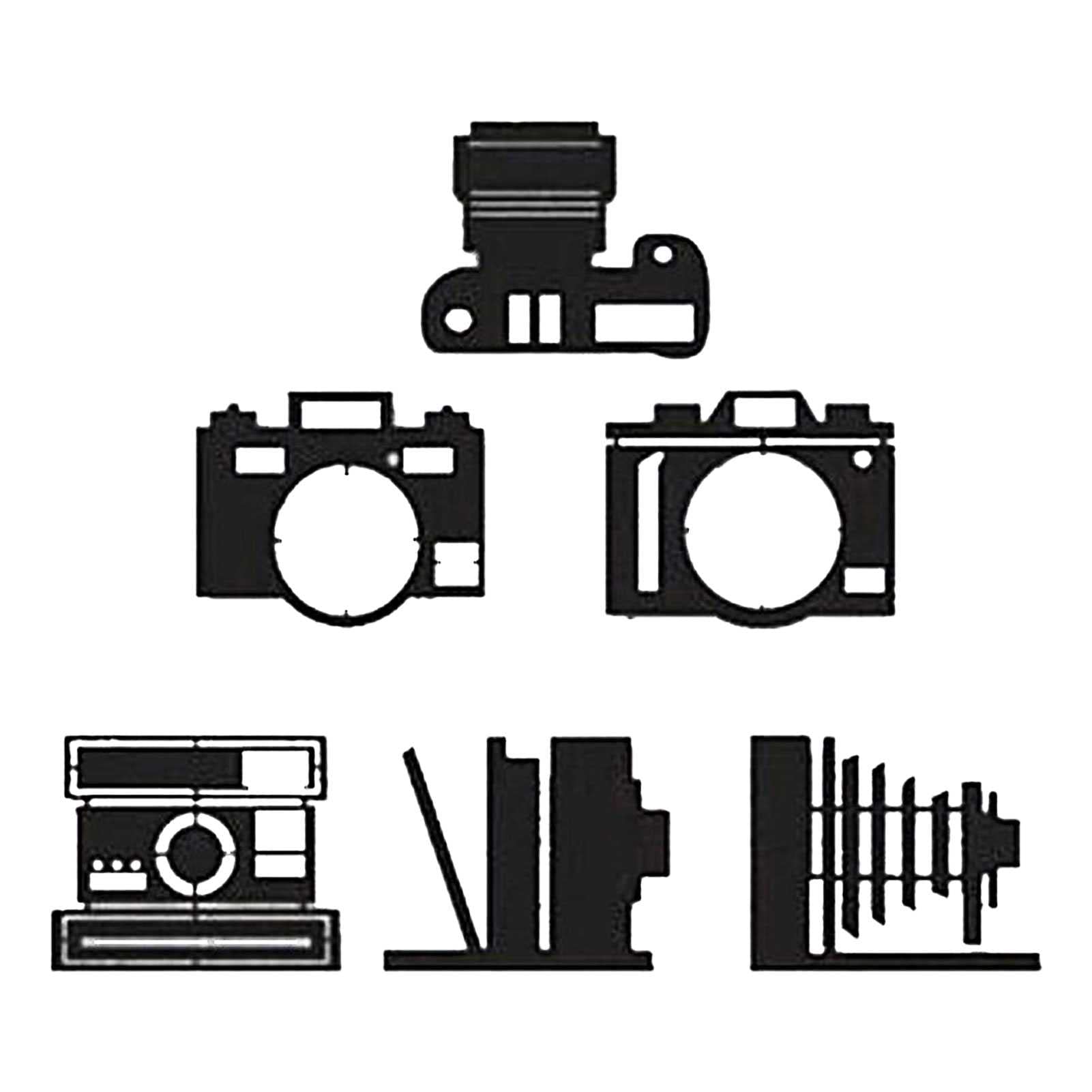 Appareil photo vintage art mural en métal pour salon et studio