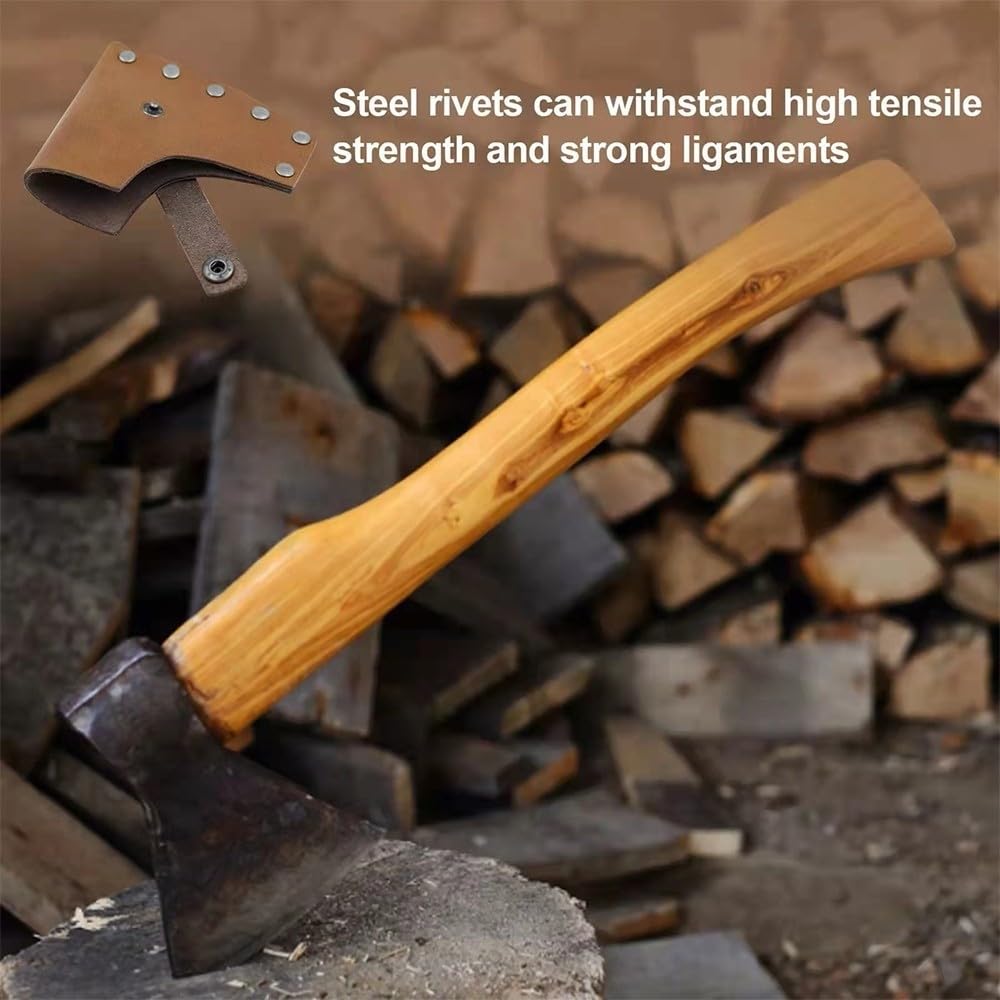 Gaine En Cuir Faite Main Pour Hache SOG – Protection Résistante Et Légère – Fabriquée Au Canada