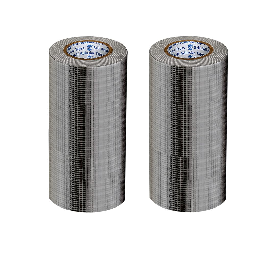 VCR Butyl Tape - 5 Meters in Length 264mm / 11" Width - 2 Rolls Per Pack - Butyl Tape for Pipe and Water Leakage, Aluminium Rubberised Tape, Waterproof and Weatherproof Tape (B0CGPXMX7S) Amazon Price History, Amazon Price Tracker
