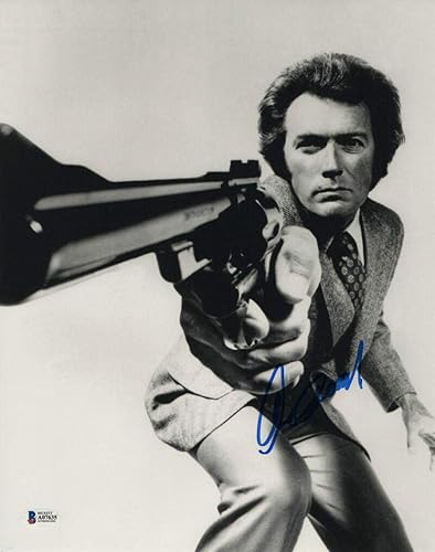 CLINT EASTWOOD SIGNED AUTOGRAPH 11x14 PHOTO K - BECKETT AUTHENTICATED - SERGIO LEONE, SCOTT, HARRY CALLAHAN, DIRTY HARRY, MAGNUM FORCE, THE