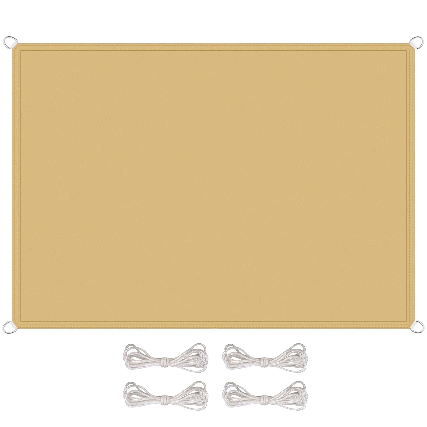 Voiles d'ombrage extérieurs 5.8x7 m pour abriter votre grande terrasse ou balcon du soleil