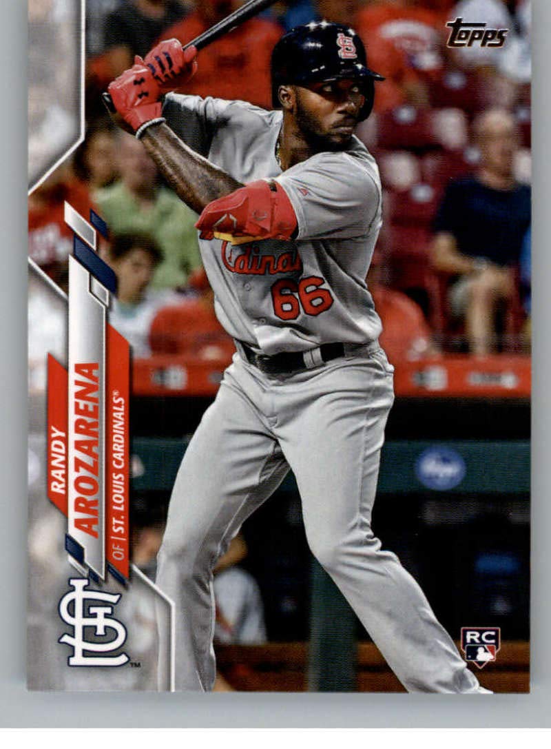 Amazon.com: 2020 Topps Baseball #229 Randy Arozarena RC Rookie Card St.  Louis Cardinals Official MLB Baseball Trading Card In Raw (NM or Better)  Condition : Collectibles & Fine Art