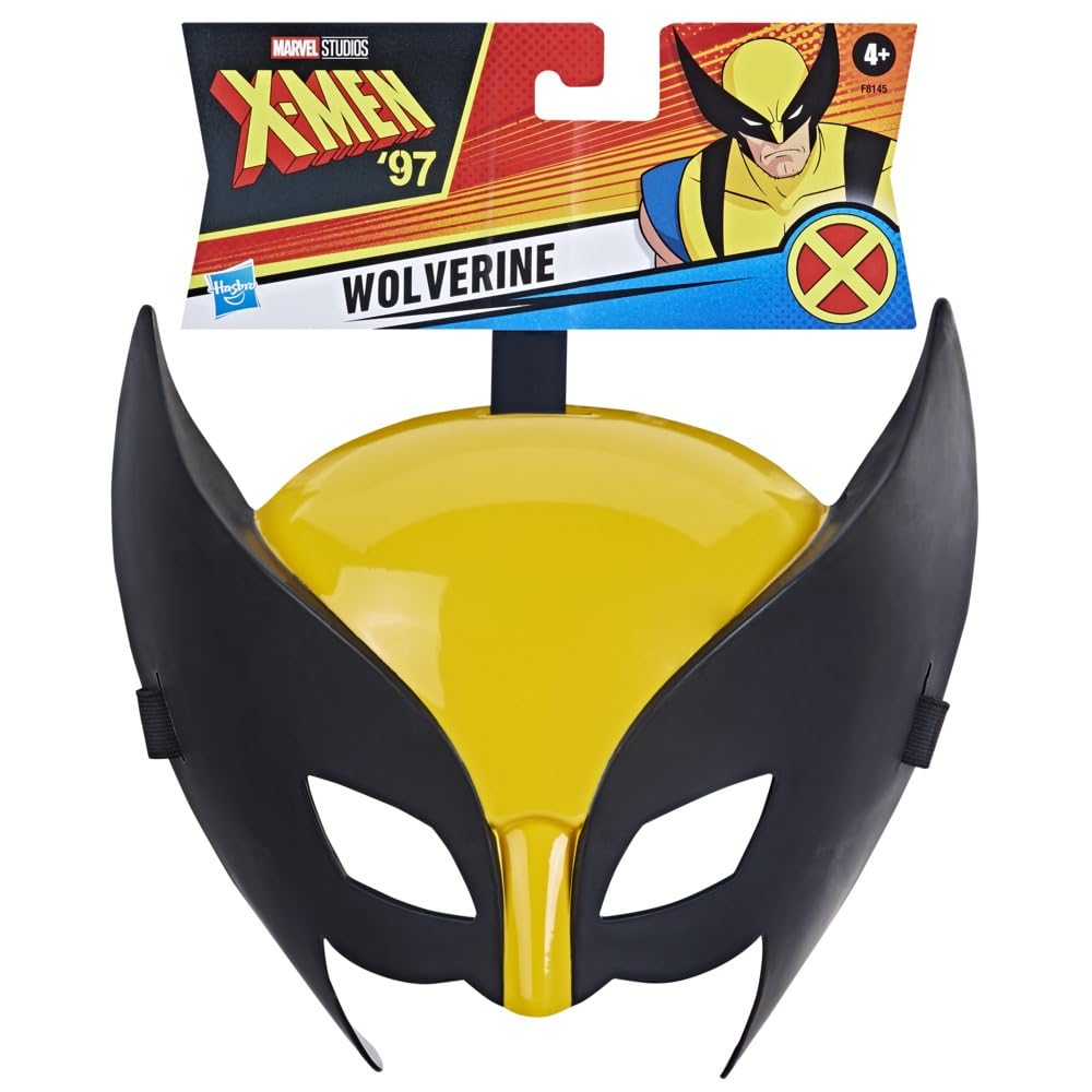 Marvel X-Men, maska kostiumowa Wolverine, maska superbohatera, przedmioty kostiumowe, zabawki dla chłopców, kostium superbohatera, od 5 lat