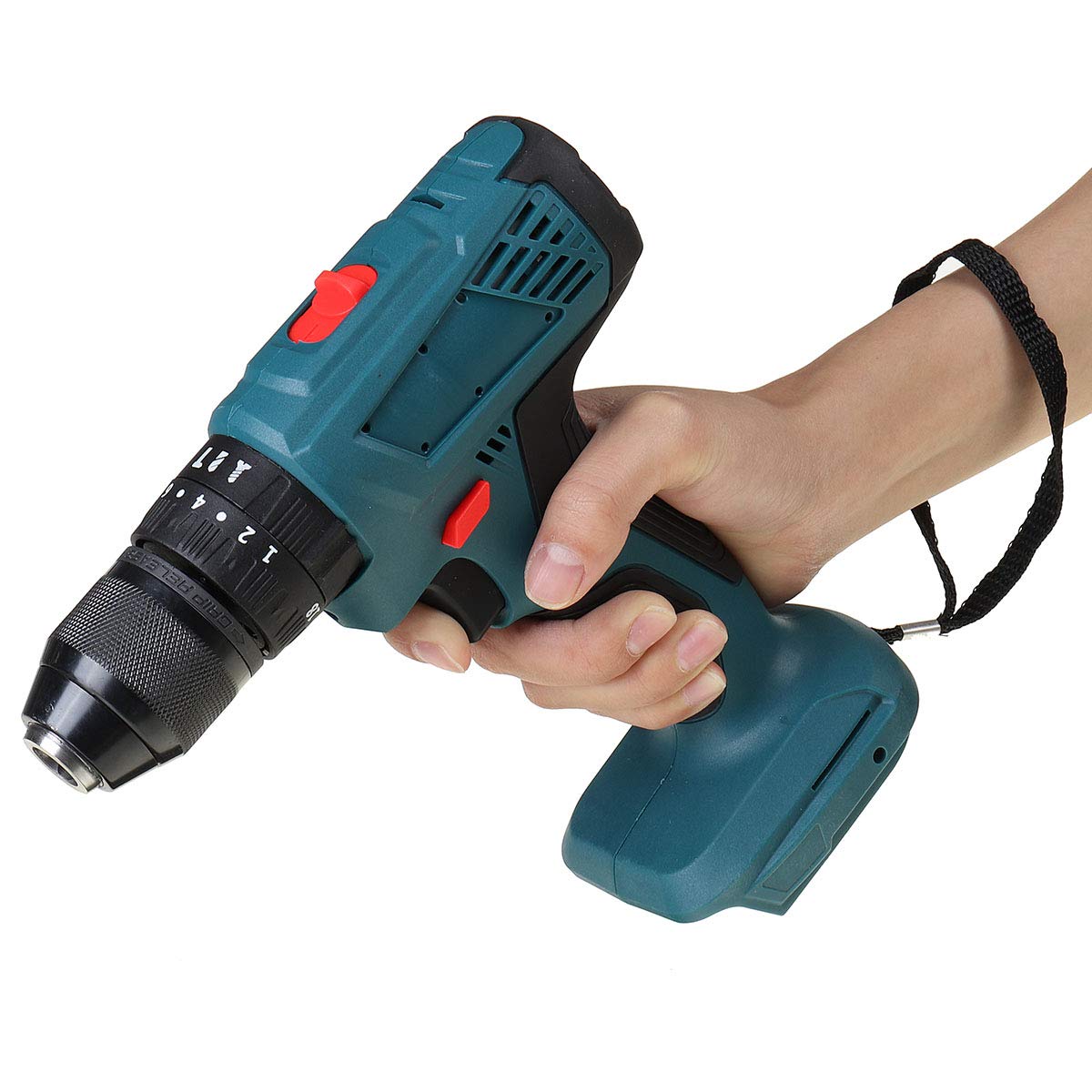 mała wiertarka, 1/2" 88N.m 13mm Bezprzewodowy elektryczny klucz wkrętakowy LED do akumulatora M 18V