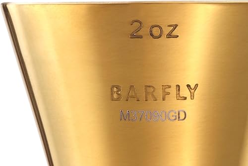 Miniatura 62 de Barfly - Vaso mezclador, 24 onzas. 23.7 onzas fluidas., Dorado Cobre Antiguo