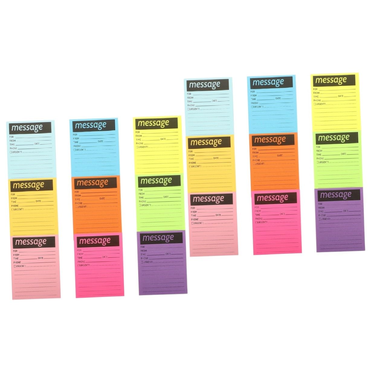 DOITOOL 2 Pezzi Blocchi Note Autoadesivi Multifunzione Colorati Memo Pad Portatili per Scuola Ufficio e Casa Adesivi per Segnapagina e Organizzazione