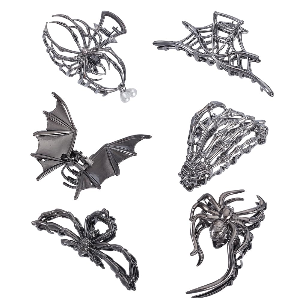 AHANDMAKER 6pcs 6 Styles Hair Claw Clips