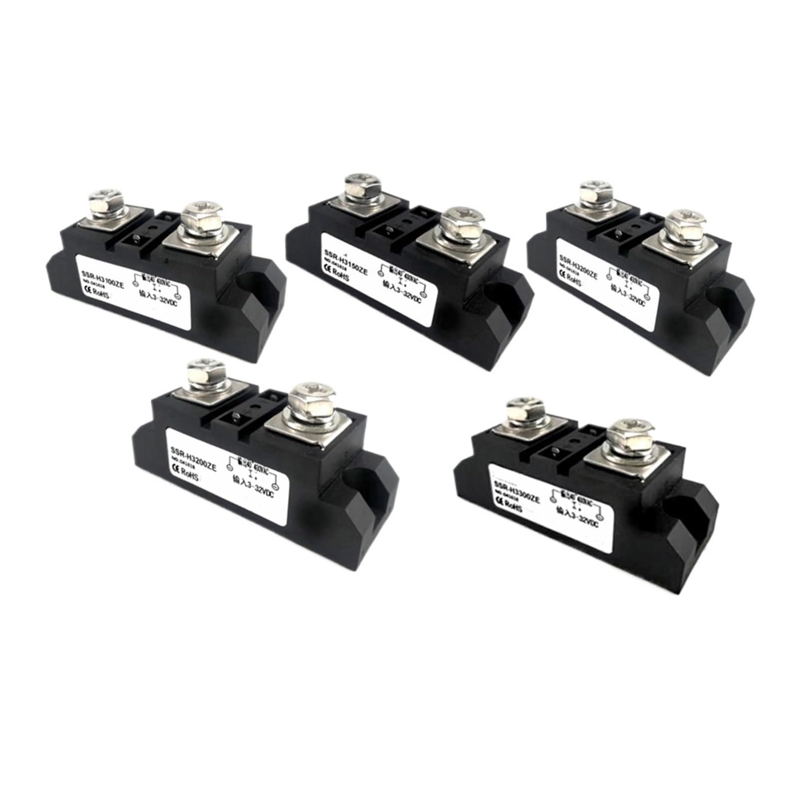 CLBSWYEJK 1pcs Industrial solid state relay SSR-H360ZF 60A 80A 100A 120A 150A 200A 250A 300A 400A DC 24V(60A)
